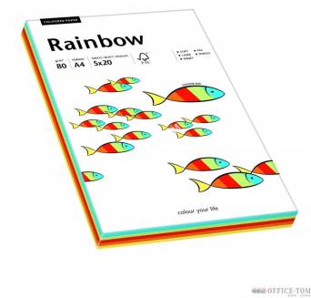 Papier xero kolorowy Rainbow mix Intensywny odcień