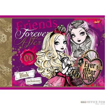 Blok techniczny A4, 10k. EVER AFTER HIGH