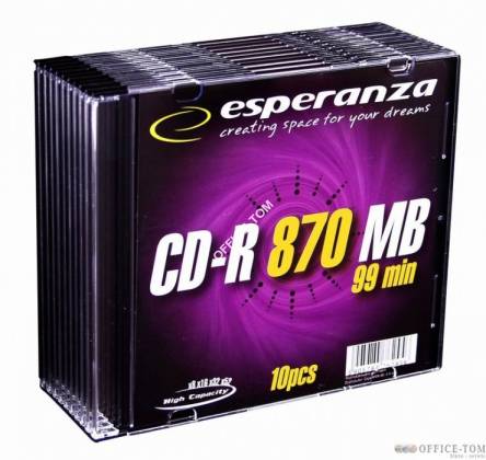 CD-R ESPERANZA 99 Min / 870 MB Slim 1szt