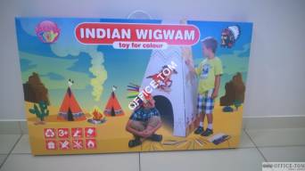 Zestaw edukacyjny \"INDIAN WIGWAM\" do złożenia z kartonu PAKCER