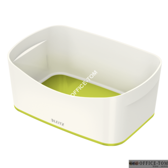 Pojemnik MyBOX bez pokrywki biało-zielony Leitz