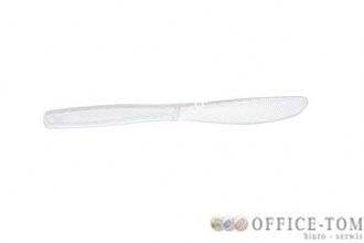 Nóż plastikowy jednorazowy przezroczysty (opakowanie 100szt)