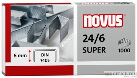 Zszywki 24/6 DIN SUPER x1000 NOVUS