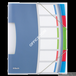 Teczka segregująca Esselte Vivida, 6 przekładek, różnokolorowy