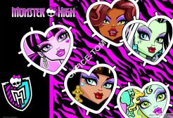 Podkład szkolny na biurko obustronny 55x38 cm MONSTER HIGH ST.MAJEWSKI