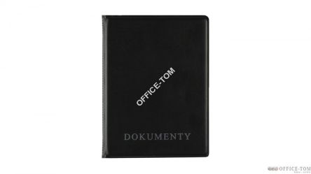 Okładka na dokumenty z dowodem rej. czarne OD-20-05 BIURFOL