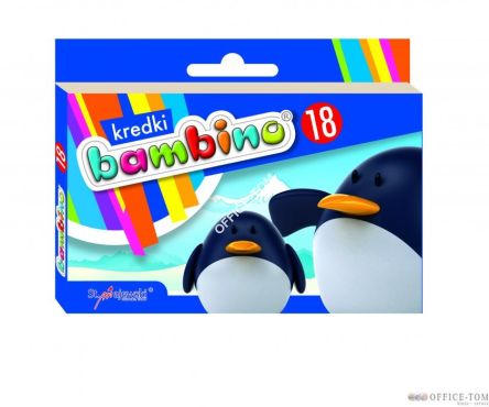 Kredki BAMBINO  18-kol.   w pud.kart. St.Majewski