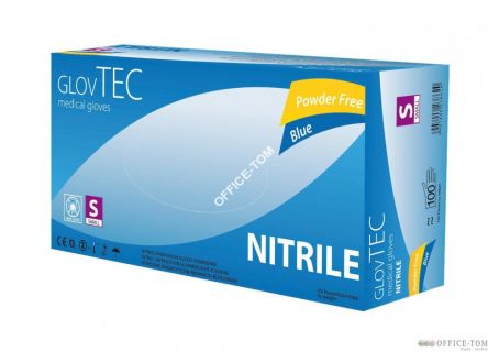 Rękawice diagnostyczne Nitrile niebieskie 100szt. , rozmiar M