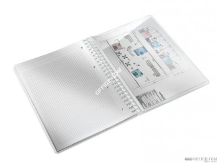 Zeszyt na spirali LEITZ WOW A4 PP kr.zielony 46380064