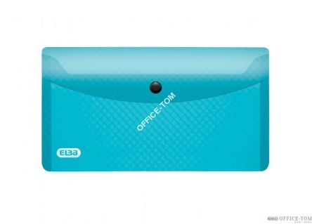 Teczka kopertowa DL PP 5 szt niebieski Elba