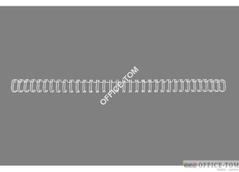 Grzbiety GBC drutowe 34 zwoje - 12,5mm - 100 szt. Białe