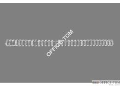 Grzbiety GBC drutowe 34 zwoje - 12,5mm - 100 szt. Białe