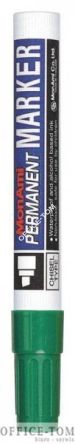 Marker MONAMI PERMANENT ścięta końcówka C zielony (aluminiowa obudowa)