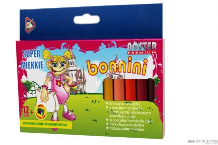 Kredki ołówkowe 12kol.BONNINI-MINI