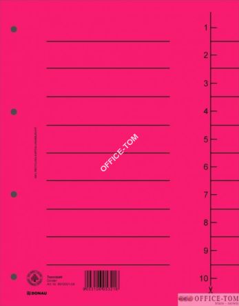 KARTKI ODDZIELAJACE A4 MIX