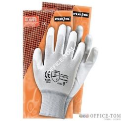 Rękawice powlekane RNYPO białe rozmiar 7 Reis