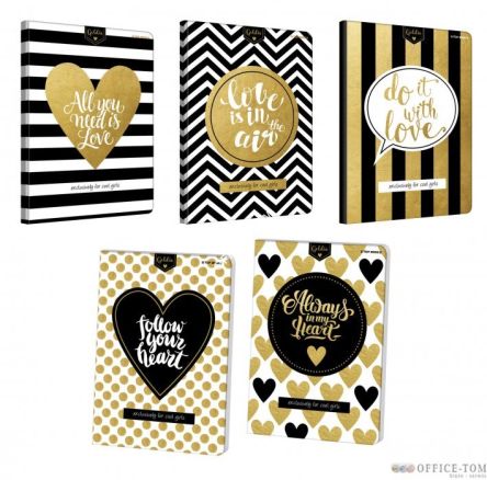 Zeszyt TOP 2000 GOLDIE A5 96K 70G linia z marginesem