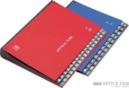 Teczka korespondencyjna ELBA A4 A-Z Czerwony