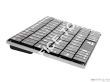 Klawiatura bezprzewodowa TRACER Slim mini BT Bluetooth czarna - 2