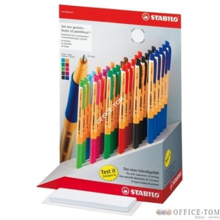 Pióro żelowe STABILO point Visco, display 30 szt.