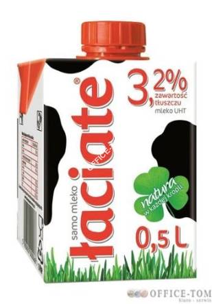 Mleko ŁACIATE UHT 3.2% 0.5L EXP0319