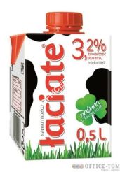 Mleko ŁACIATE UHT 3.2% 0.5L EXP0319