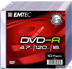 Płyta EMTEC DVD-R (25) 4.7GB x18 Cake Box