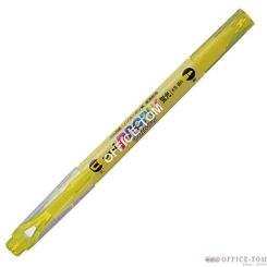 Zakreślacz dwustronny PUS-102T UNI żółty