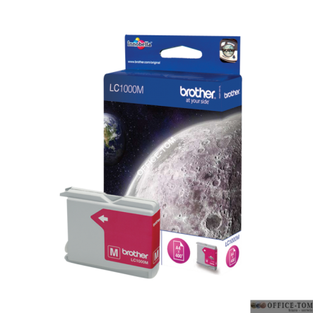 Tusz BROTHER (LC1000M) purpurowy 400str