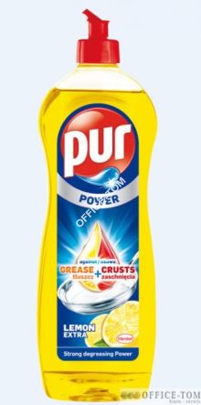 Płyn do naczyń PUR 0.9L cytrynowy 3xACTION