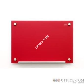 Tablica szklana Nobo Diamond 180x120, czerwona
