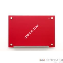 Tablica szklana Nobo Diamond 180x120, czerwona