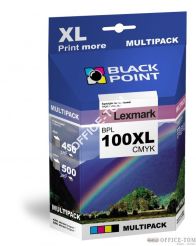 BLACK POINT Wkład do LEXMARK 100XLCMYK MULTIPACK (CMYK) ml