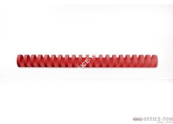 Grzbiety GBC plastikowe 25mm - 50 szt. Czerwone