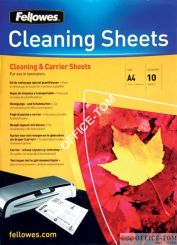Carriery-arkusze czyszczące FELLOWES A4, 10 szt.