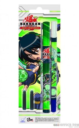 Pióro kulkowe + wymazywacz + 2 naboje (blister) BAKUGAN ST.MAJEWSKI