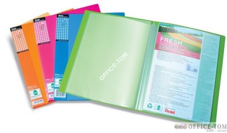 Album ofertowy A4 20 kieszeni różowy DCF542P WING FRESH PENTEL