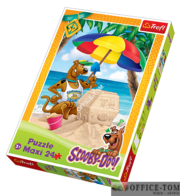 Puzzle Scooby-Doo na plaży - Puzzle Maxi 24 elementy TREFL 14115