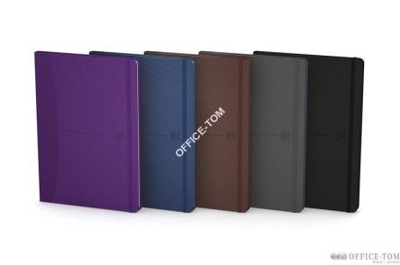 Notatnik OXFORD SIGNATURE A5 72 k 90g brązowy kratka