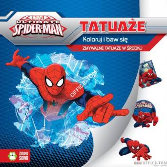 Książka Spider-Man - tatuaże Zielona Sowa