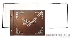 Kronika   345x255 poziom(nadruk złoty tłok) brąz Warta