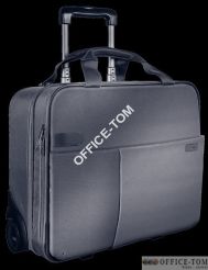 Torba na kółkach Smart na laptopa 156\'\' srebrno-szara