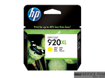 Tusz HP 920XL (CD974AE) żółty 700str