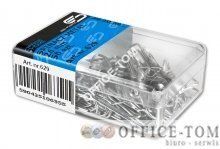 Spinacz E&D PLASTIC metalowy 26mm 50szt