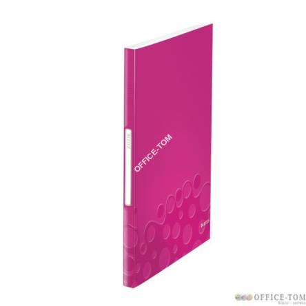 Album ofertowy Leitz WOW 40 koszulek A4 Metaliczny różowy