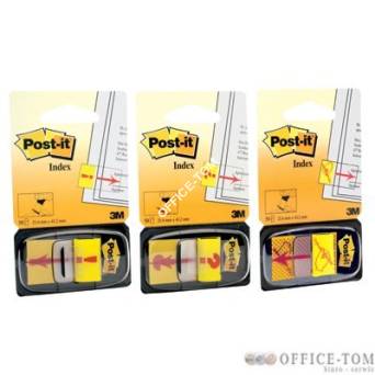 Zakładki indeksujące Post-it® 680-32R z nadrukiem ikony „znak zapytania”, 50 sztuk, 25mm x 43mm 3M