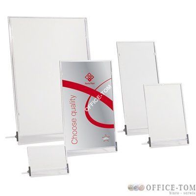 TAbliczka stojąca jednostronna PANTA-PLAST 7 X 11 CM
