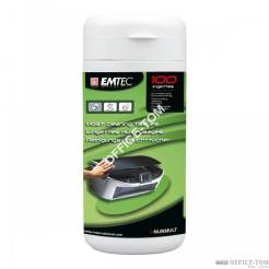 Ściereczki do plastiku EMTEC 100szt w tubie wilgotne
