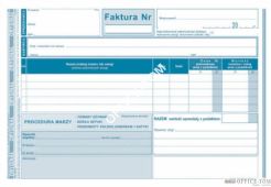 Faktura procedura marży towary używane, dzieła sztuki, przedmioty kolekcjonerskie i antyki, A5, (o+1k) MICHALCZYK I PROKOP