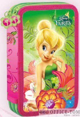 Piórnik podwójny z wyposażeniem DISNEY WRÓŻKI ST.MAJEWSKI